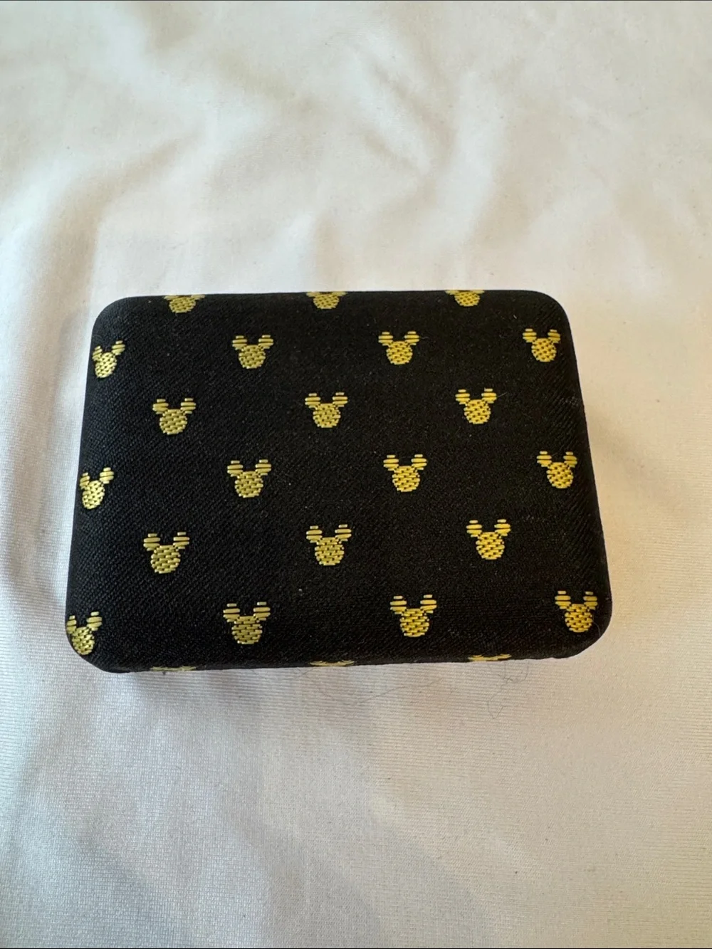 Colibri Mickey & Co. Gold And Black Mickey Cuff link set Made In USA